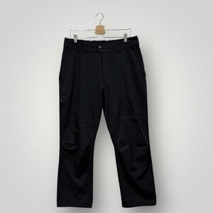 Stio Men's Black Technical Hiking Pants Size L Nylon Spandex Outdoor
